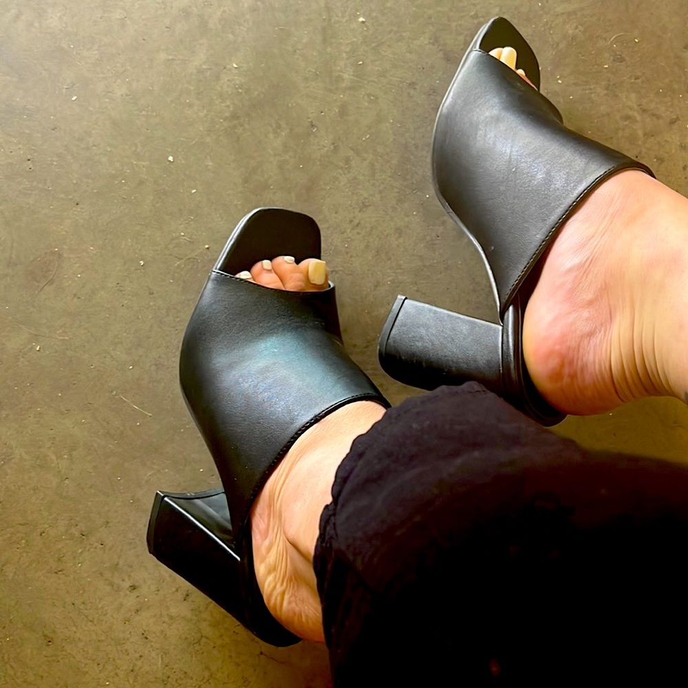 Black Office Heels